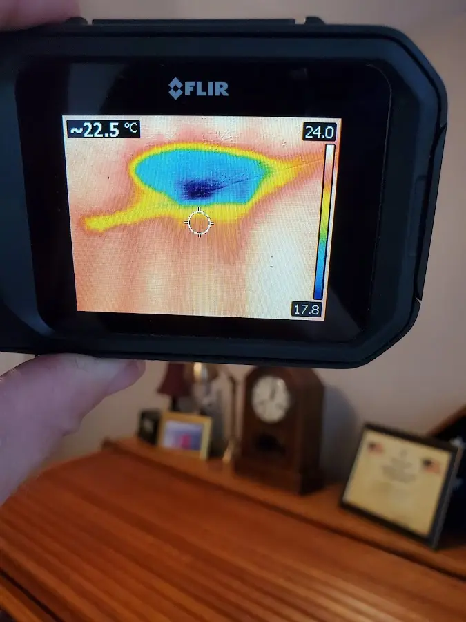 Thermal imaging inspection for water damage in Ocean Shores